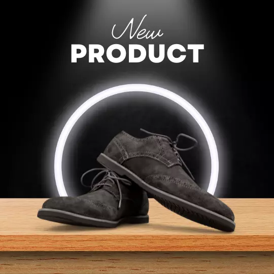 Template Feed Instagram New Product Sepatu Hitam 